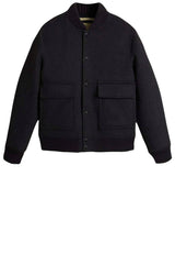 Jacken & Mäntel WOOLRICH Bomberjacke aus Wollmischung Grau (123)