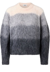 Produktbild 1 von DRYKORN Strickpullover Ginnifer mit Farbverlauf-Effekt in Grau.