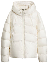 Produktbild 1 von HUGO BOSS BLACK Jacke Pepulina mit verstellbarer Taille in Off-White.