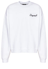 Sweat DSQUARED2 Sweatshirt mit Logo-Stickerei Weiß (100)