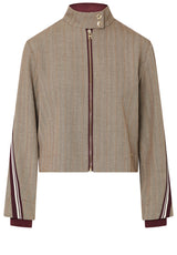 Produktbild 1 von LIU.JO Jacke mit zweifarbigem Tape in Beige.