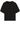 Produktbild 1 von HUGO T-Shirt Duslant mit seitlicher Logo-Stickerei in Schwarz.