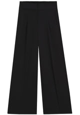 Produktbild 1 von HUGO BOSS ORANGE Hose Tarima mit Bundfalten in Schwarz.