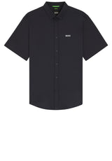 Hemden HUGO BOSS GREEN Kurzarmhemd Motion aus knitterfreiem Baumwoll-Jersey