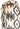 Hosen GRACE Hose mit floralem Muster