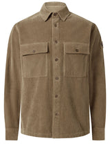 Produktbild 1 von BELSTAFF ENGLAND Cord-Overshirt mit Brusttaschen in Braun.