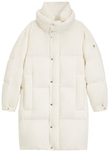 Produktbild 1 von HUGO BOSS BLACK Daunenmantel Darno mit seitlichen Taschen in Off-White.