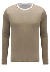 Jersey KIEFERMANN Langarmshirt Florianis Beige (215)