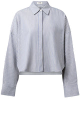 Produktbild 1 von DRYKORN Bluse Oshia mit Streifenmuster in Blau.