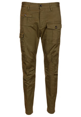Hosen DSQUARED2 Cargohose mit aufgesetzen Taschen Braun (703)