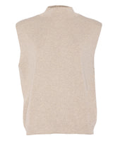 Jersey ELIAS RUMELIS Top mit Stehkragen Beige (1083)