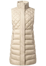 Produktbild 1 von JOOP Weste Viona mit Rautensteppung in Beige.