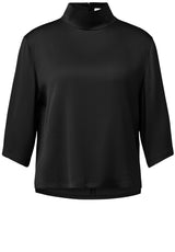 Produktbild 1 von DRYKORN Bluse Aletia mit Stehkragen in Schwarz.