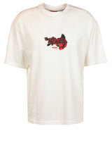 Jersey HUGO T-Shirt Domans Weiß (102)