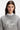Produktbild 5 von HUGO Strickpullover Sloguinny mit Logo-Schriftzug in Grau.