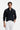 Produktbild 2 von HUGO BOSS BLACK Strickpullover Furore mit Zopfmuster und Troyer-Kragen in Blau.