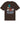 Produktbild 2 von Les Deux T-Shirt Record mit Backprint und Stickerei in Braun.