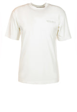 Jersey WOOLRICH T-Shirt mit Logo-Print Weiß (8270)