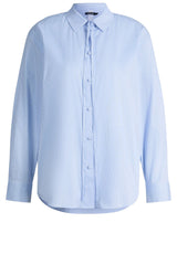 Produktbild 1 von JOOP Hemdbluse Beora mit Bindedetails in Blau.