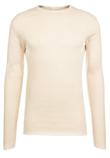 Jersey KIEFERMANN Langarmshirt mit offenem Saum Cremefarben (178)