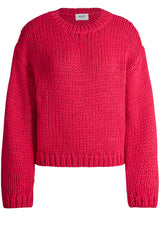 Produktbild 1 von JOOP! Jeans Strickpullover Kartico aus Grobstrick in Pink.