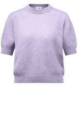 Produktbild 1 von DRYKORN Strickshirt Sanidy mit verkürzter Länge in Violett.