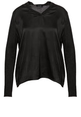 Blusen & Tuniken GRACE Bluse aus Satin Schwarz (300)