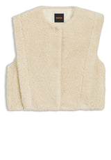 Jacken & Mäntel HUGO BOSS ORANGE Weste C_Cosila Beige (284)
