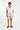 Hosen HUGO BOSS ORANGE Shorts aus Leinen-Baumwoll-Mix mit Streifen-Muster