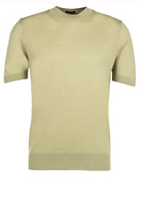 Pullover & Strickjacken HUGO BOSS BLACK Kurzarmpullover H-Umauro aus Schurwolle Grün (254)