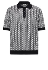 Pullover & Strickjacken DRYKORN Strick-Poloshirt Tamian Schwarz (1000)