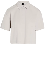 Blusen & Tuniken ALPHA TAURI Bluse mit aufgesetzten Taschen Cremefarben (Q201)
