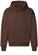 Sweat HUGO Hoodie Devrohood mit Backprint Braun (903)