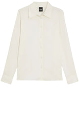 Blusen & Tuniken HUGO BOSS BLACK Bluse Bonya Off-White (118)