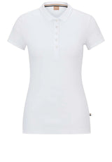 Jersey HUGO BOSS BLACK Poloshirt Epola Weiß (100)