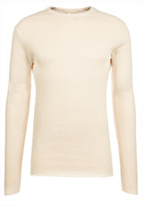 Produktbild 1 von KIEFERMANN Langarmshirt mit offenem Saum in Cremefarben.