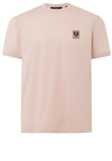 Herren-Shirt von BELSTAFF , Regular Fit , Baumwolljersey , Kurze Ärmel , Rundhals-Ausschnitt , Belstaff-Phönix-Aufnäher am linken Ärmel .