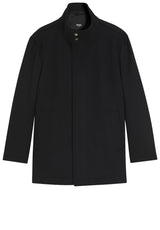 Produktbild 1 von HUGO BOSS BLACK Mantel H-Coxtan aus italienischem Gewebe in Schwarz.