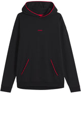 Bodywear HUGO Hoodie Noah mit Kontraststreifen Schwarz (001)