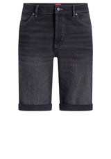 Hosen HUGO Shorts in gewaschener Optik Grau (021)