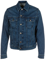 Produktbild 1 von JACOB COHËN Jeansjacke im Trucker-Stil  in Blau.