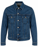 Jeans JACOB COHËN Jeansjacke im Trucker-Stil Blau (200D)