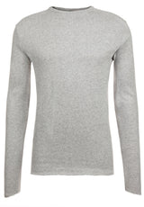 Produktbild 1 von KIEFERMANN Langarmshirt mit offenem Saum in Grau.