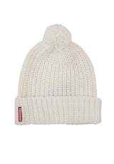 Mützen & Caps DSQUARED2 Strickmütze Warmy Knit Ponpon Weiß (1063) ONESIZE