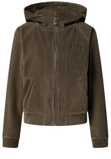 Produktbild 1 von JOOP! Jeans Sweatjacke Tyno aus Cord in Oliv.