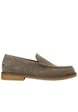 Schuhe HUGO BOSS BLACK Loafer Kope Mocc aus Leder Oliv (343)