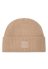 Mützen & Caps JOOP! Jeans Mütze Lucifo mit Label-Patch Beige (245) ONESIZE