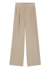 Hosen HUGO BOSS ORANGE Hose Tarima mit Bundfalten Braun (222)