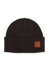 Mützen & Caps DSQUARED2 Strickmütze mit Logo-Patch Braun (5080) ONESIZE