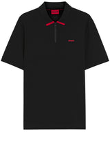 Jersey HUGO Poloshirt Dalomino Schwarz (002)